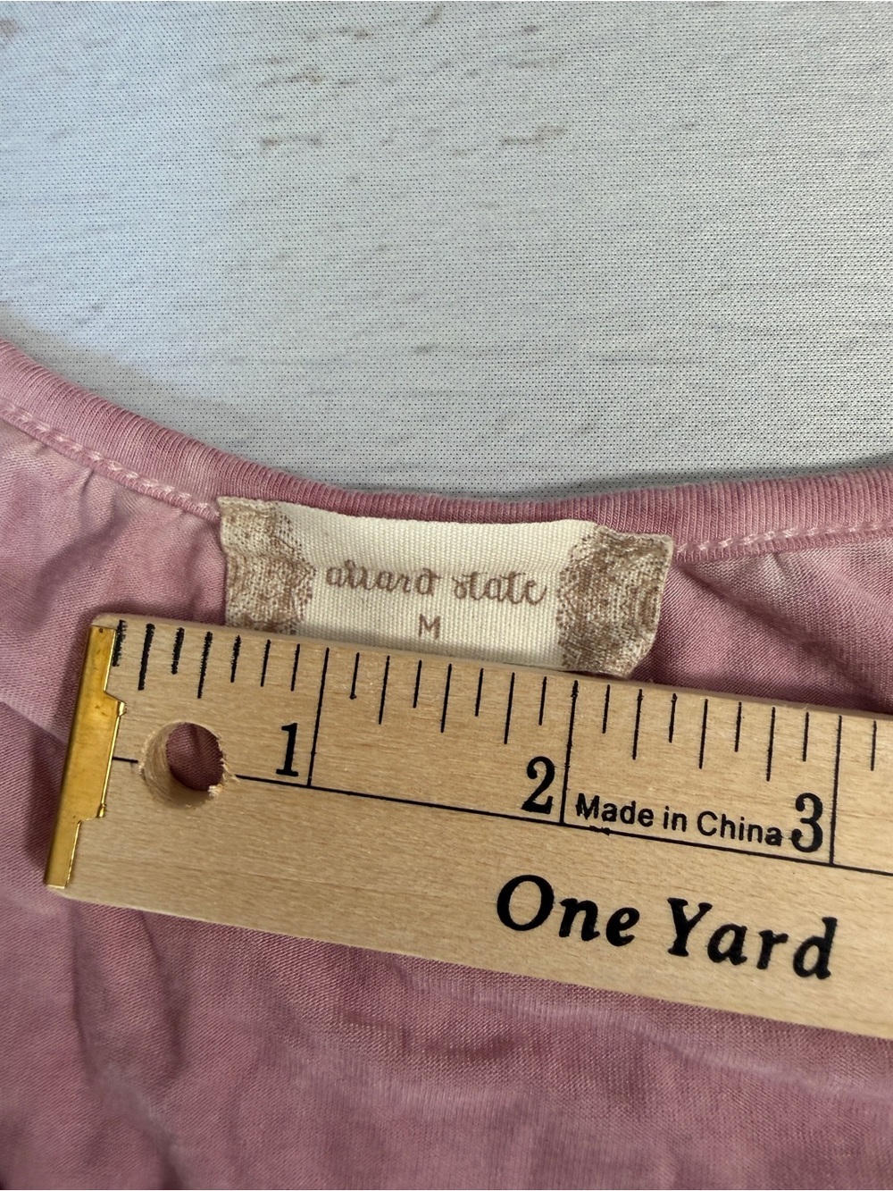 Altar’d State Dusty Pink Babydoll Tunic Dress Medium Soft Stretch Flowy Casual - Picture 6 of 7